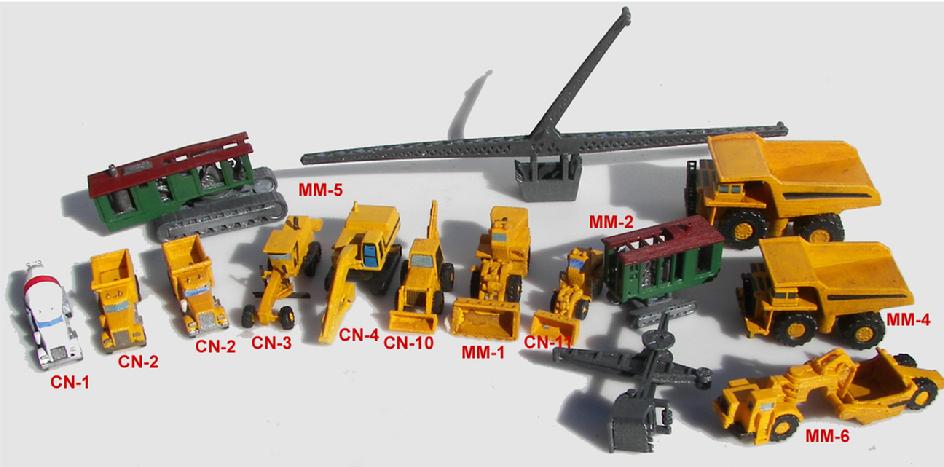 Z SCALE MINING EQUIPMENT